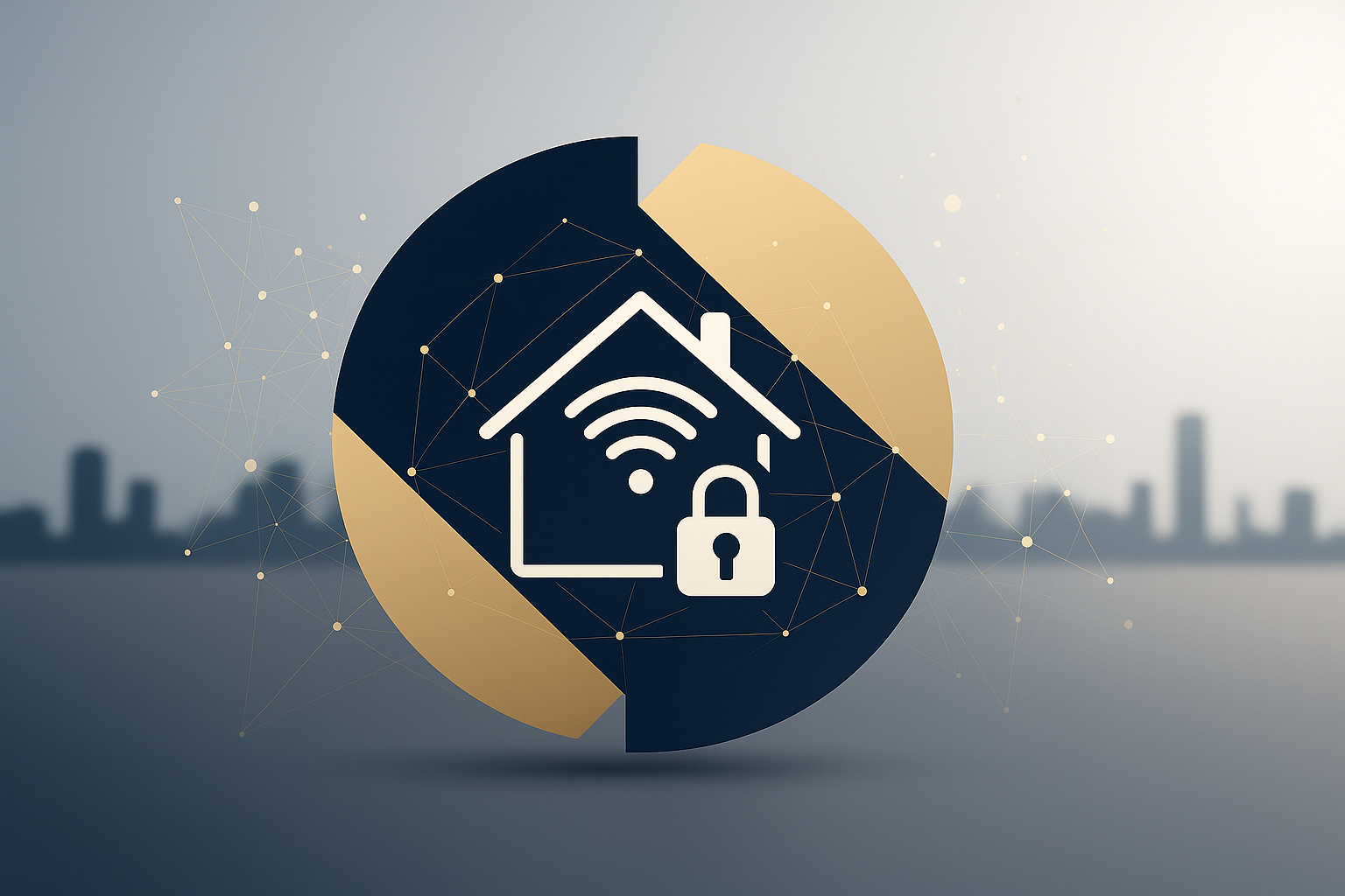 Symbol für vernetzte Smart-Home- und IoT-Geräte